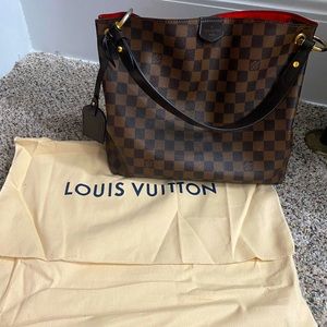 ❤️SOLD🤎 Louis Vuitton Graceful PM Handbag Damier Ebne